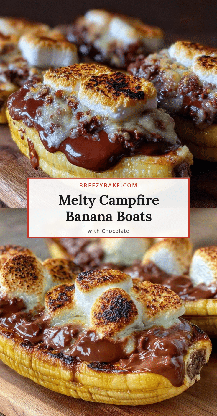 cozy campfire banana boats recipe