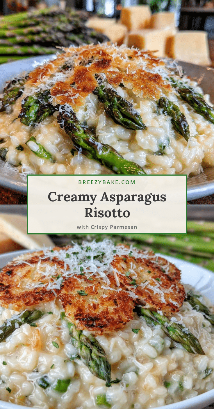creamy asparagus risotto recipe