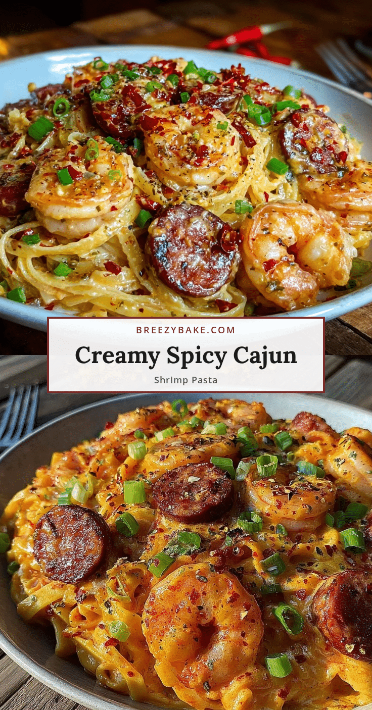 creamy cajun shrimp pasta recipe
