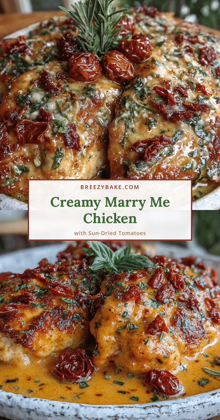 creamy marry me chicken recipe