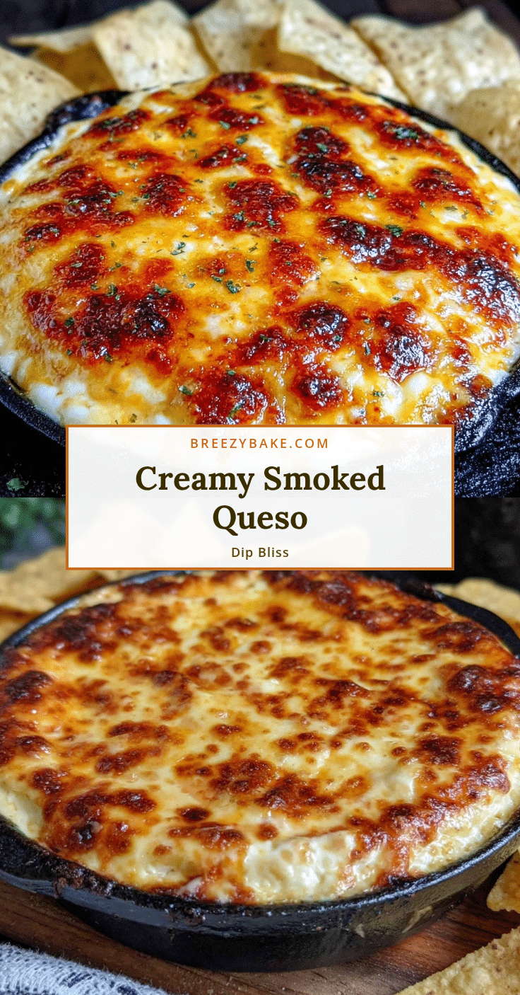 creamy smoked queso dip recipe