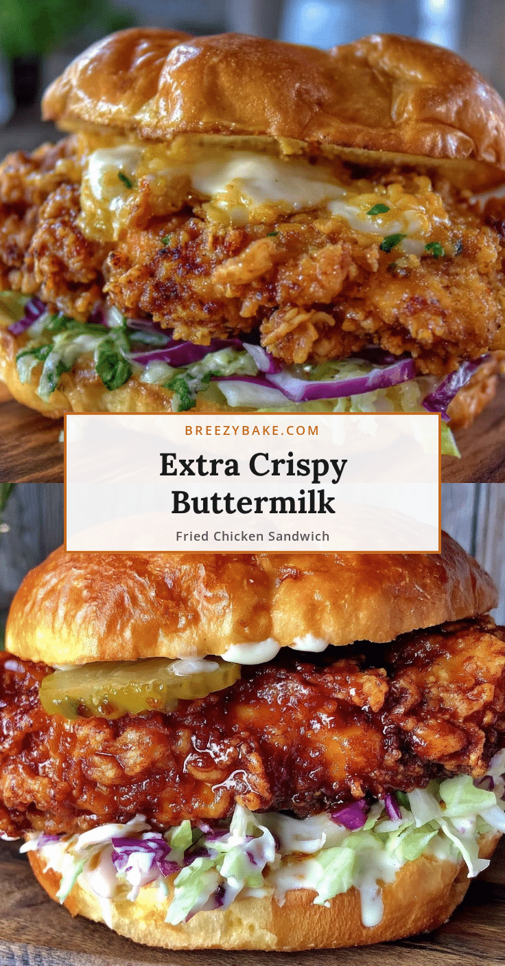 crispy buttermilk fried chicken sandwich recipe