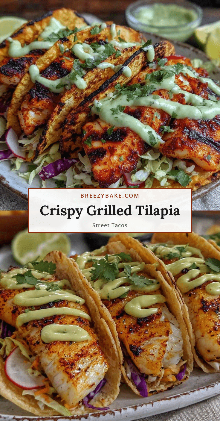 crispy grilled tilapia street tacos recipe