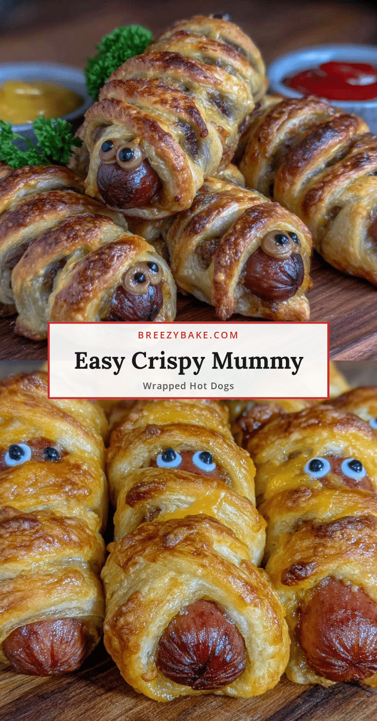 crispy mummy wrapped hot dogs recipe