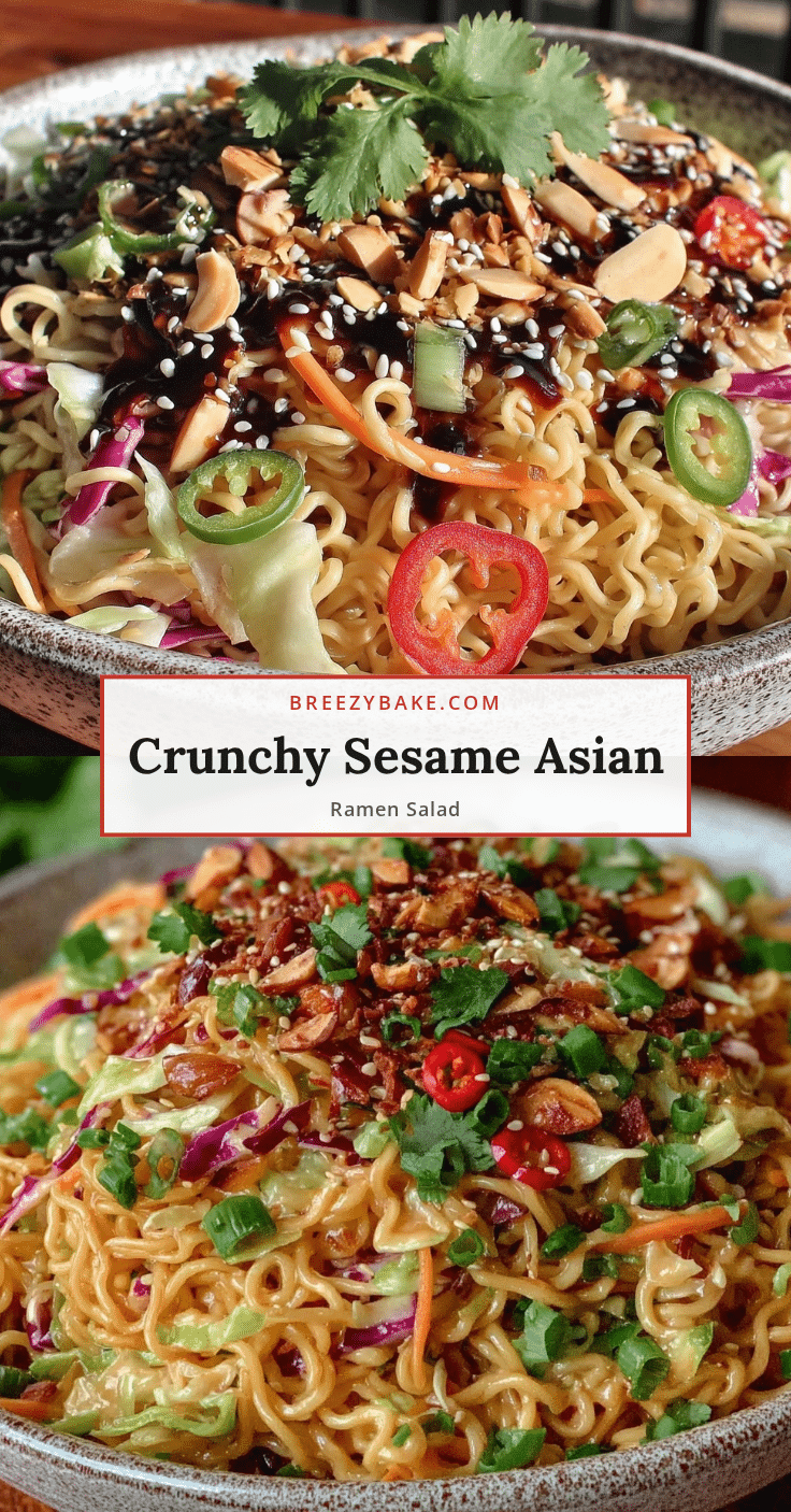 crunchy asian ramen noodle salad recipe