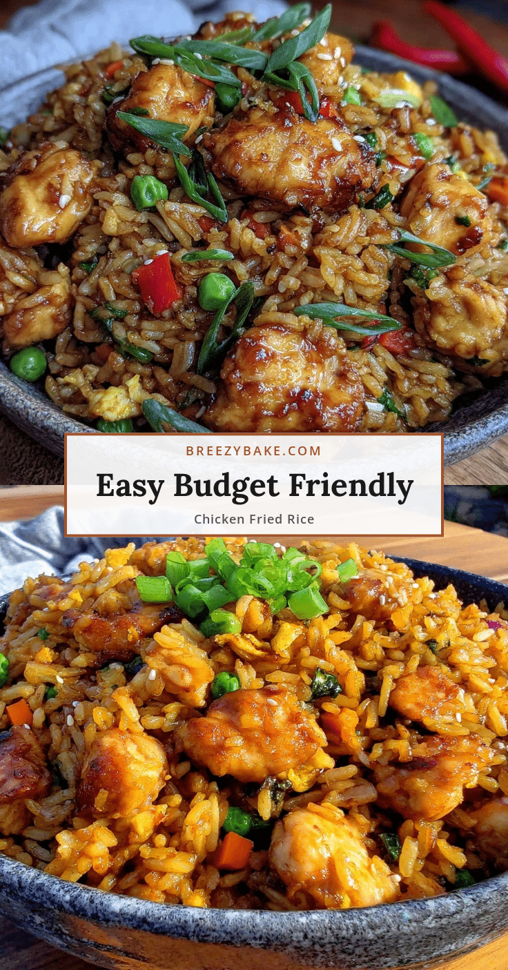 easy budget-friendly chicken fried rice recipe