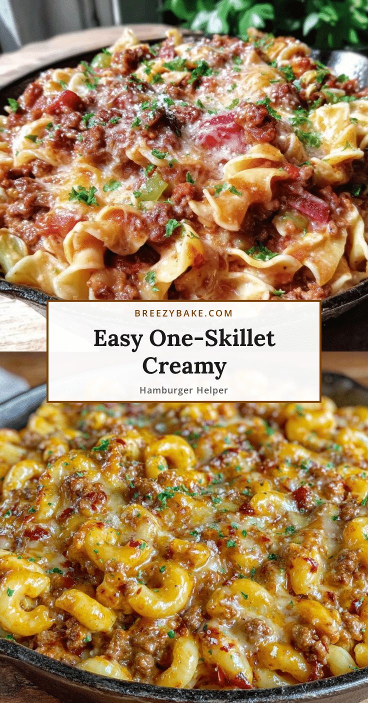 easy one-skillet hamburger helper recipe