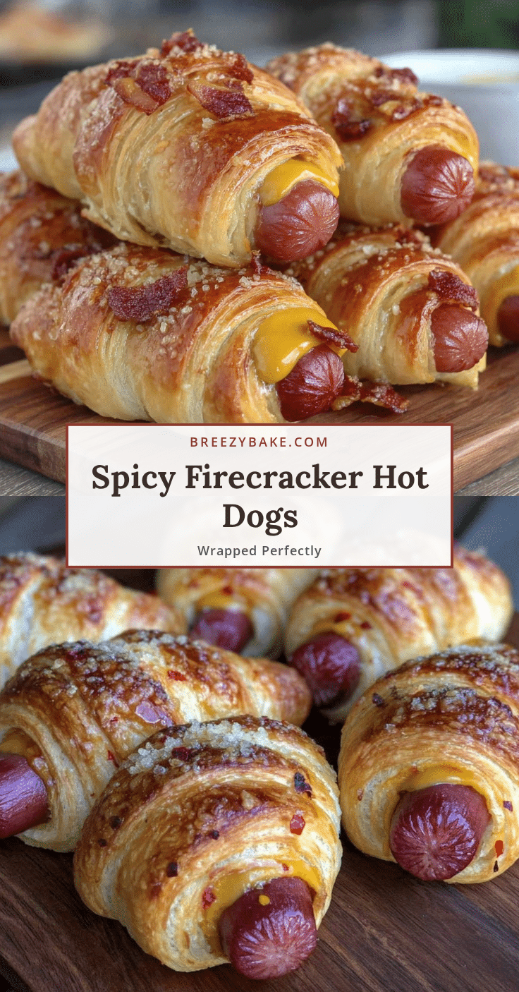 firecracker hot dogs wrapped in crescent rolls recipe
