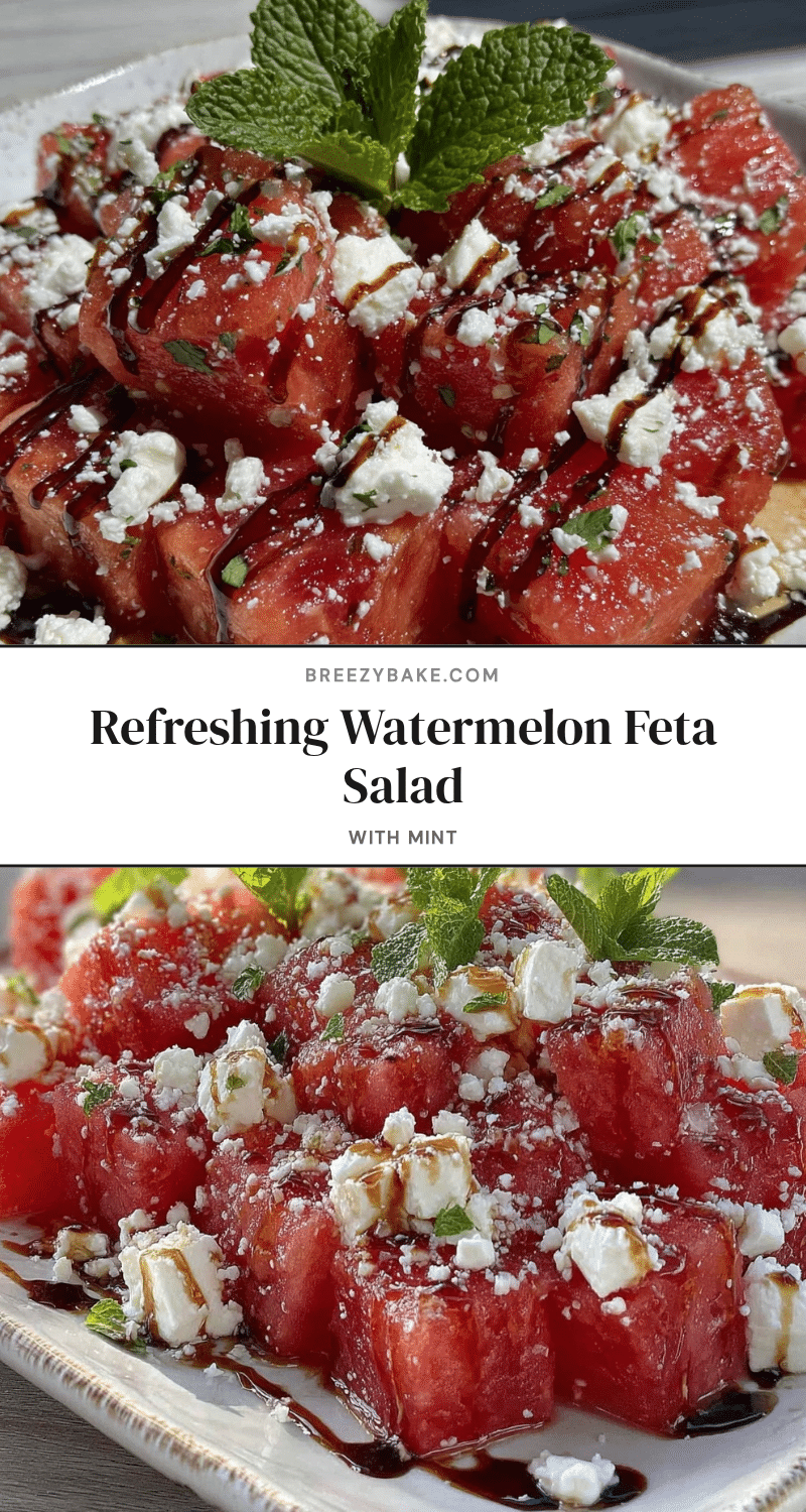 fresh watermelon feta salad recipe