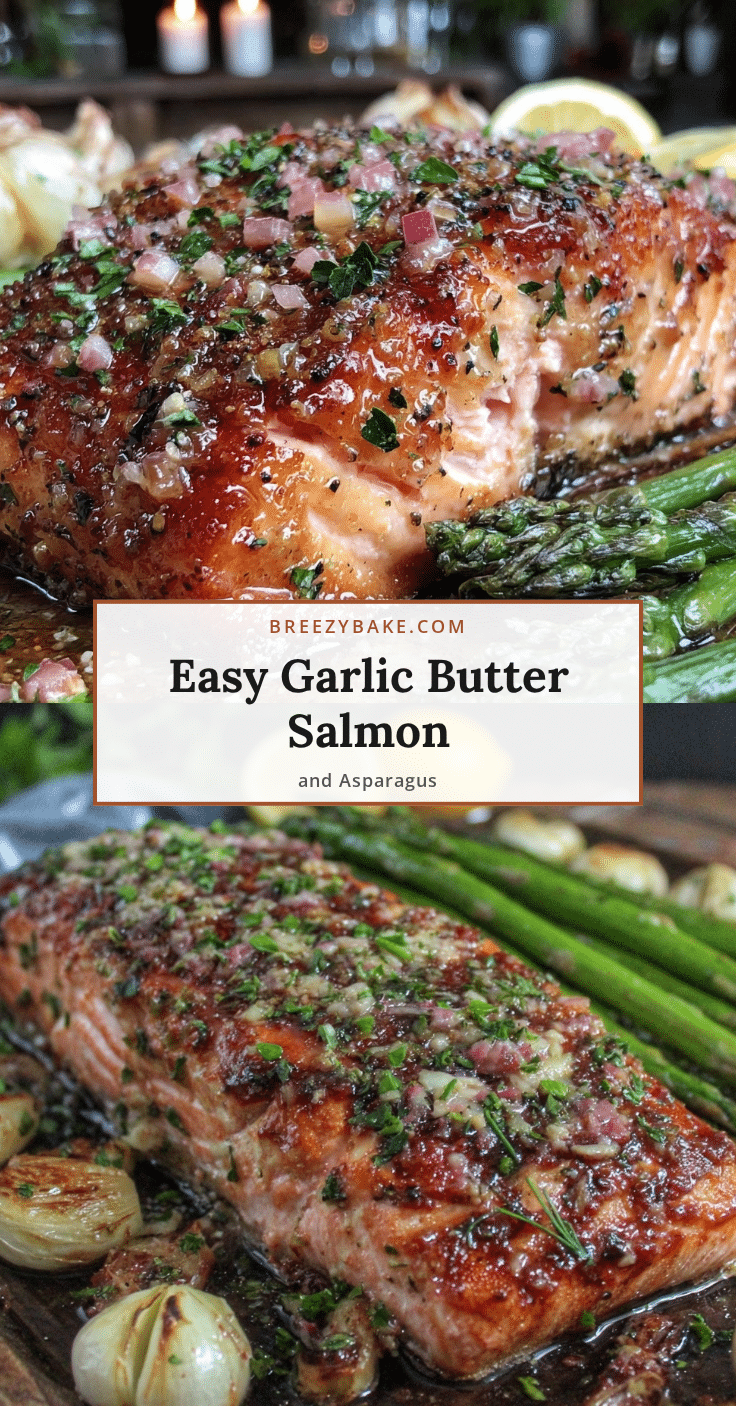 garlic butter salmon recipe