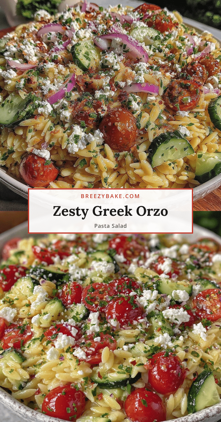 Greek Orzo Pasta Salad recipe