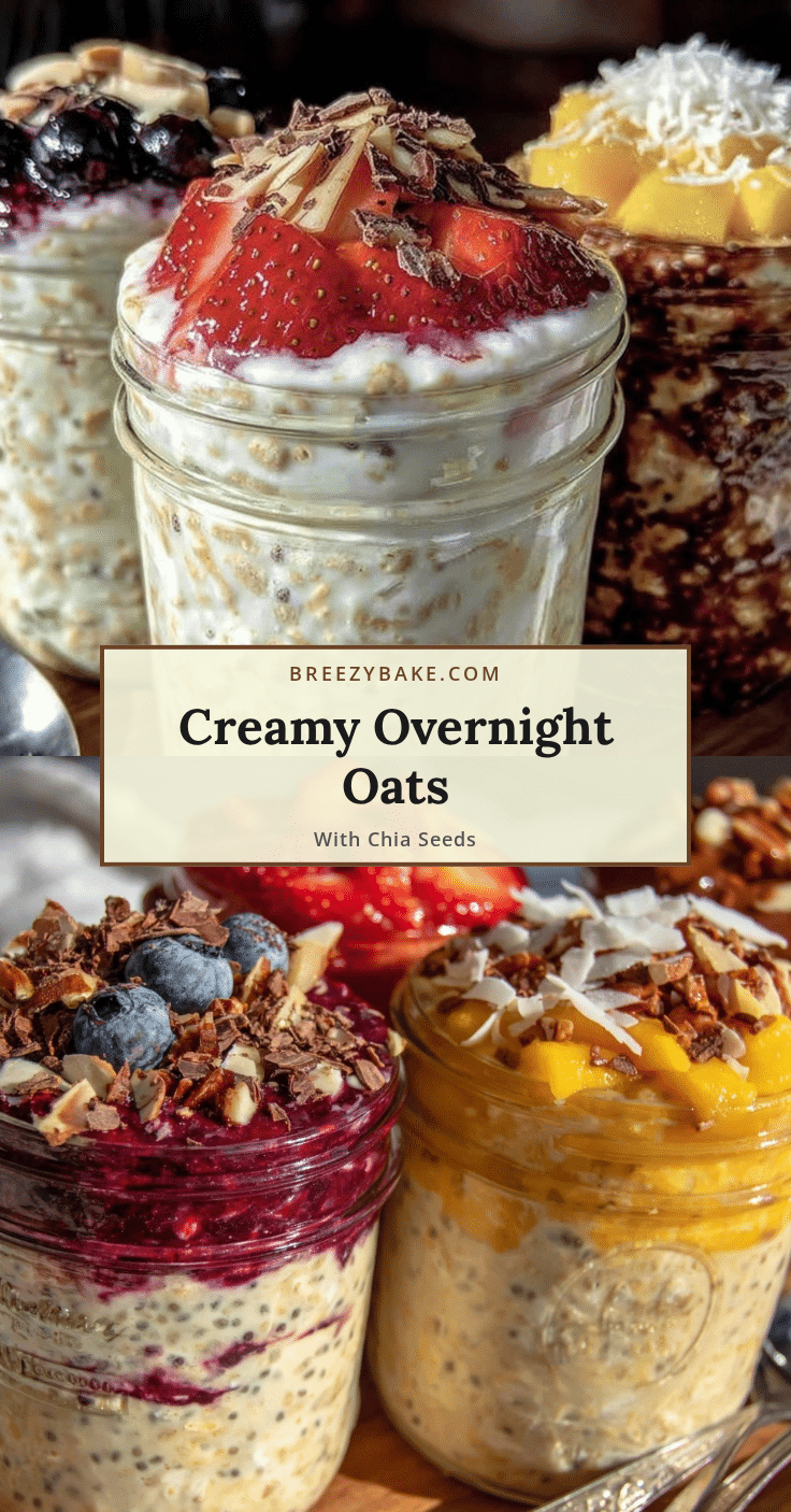 healthy overnight oats with chia seeds recipe