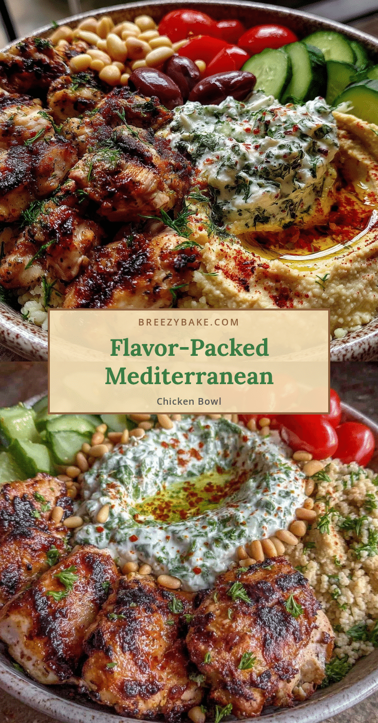 Mediterranean chicken bowl recipe