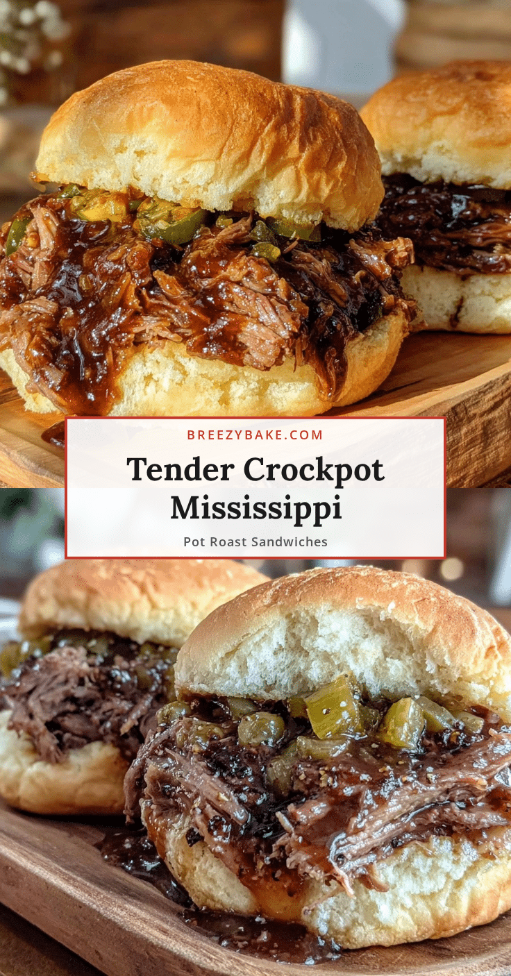 Mississippi pot roast sandwiches recipe