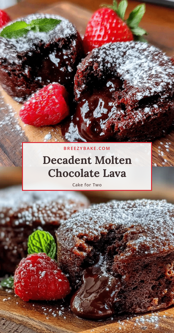 molten chocolate lava cake for two recipe