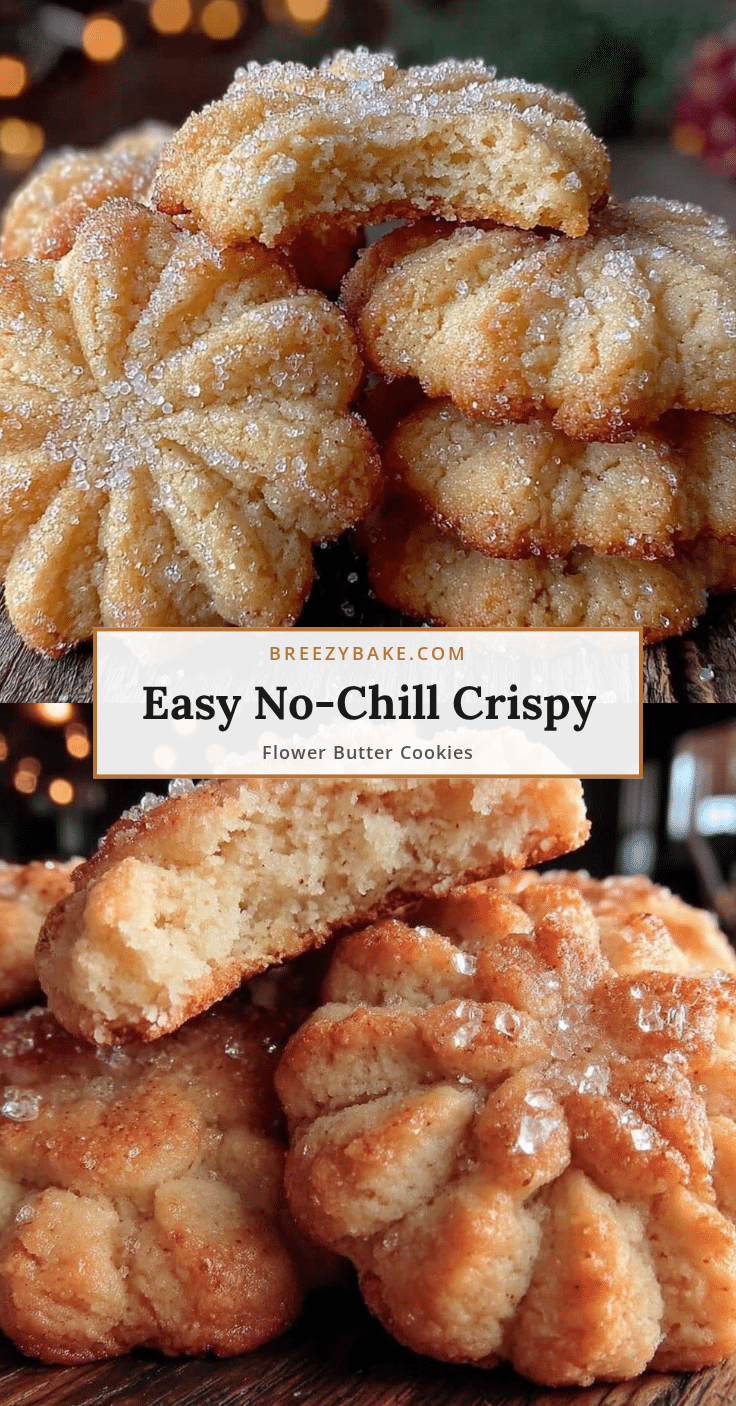 no-chill flower-shaped butter cookies recipe