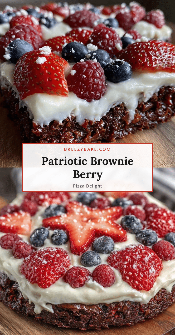 patriotic brownie berry pizza recipe