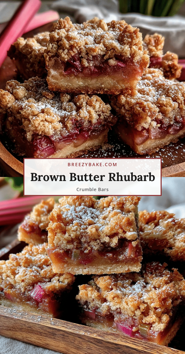 rhubarb crumble bars recipe