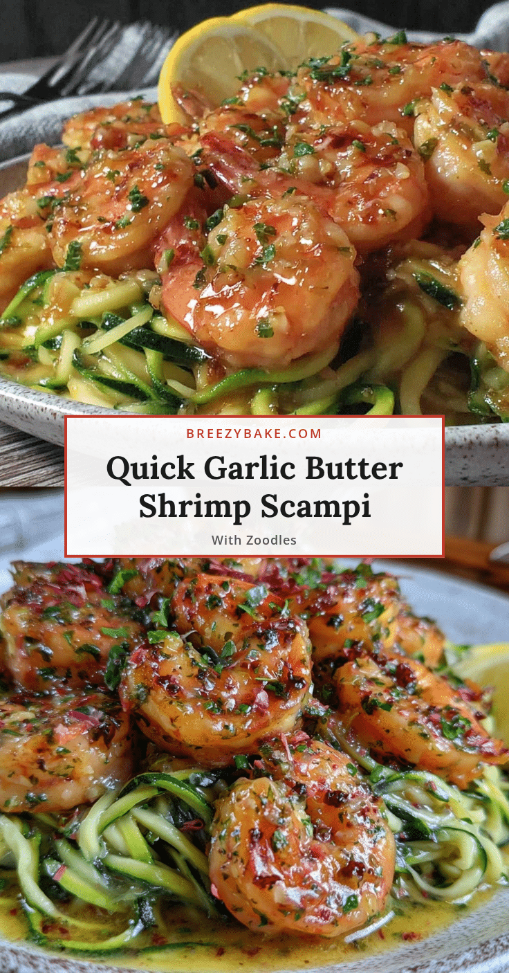 shrimp scampi with zucchini noodles recipe