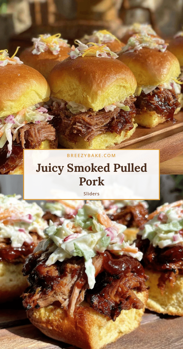 smoked pulled pork sliders recipe