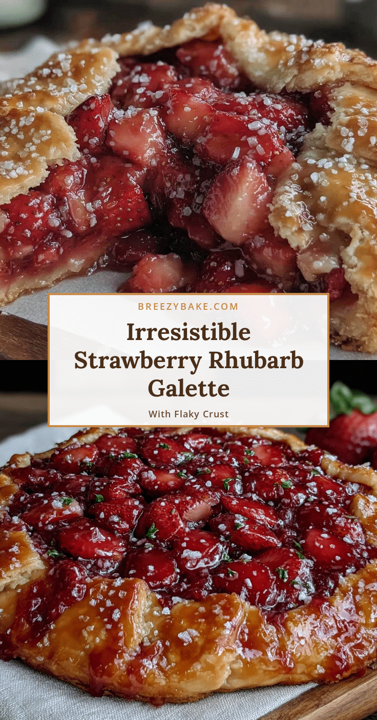 strawberry rhubarb galette recipe