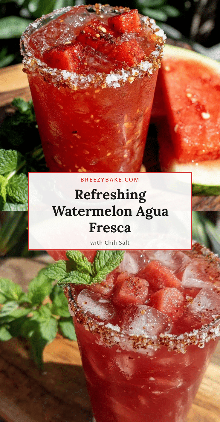 watermelon agua fresca mocktail recipe