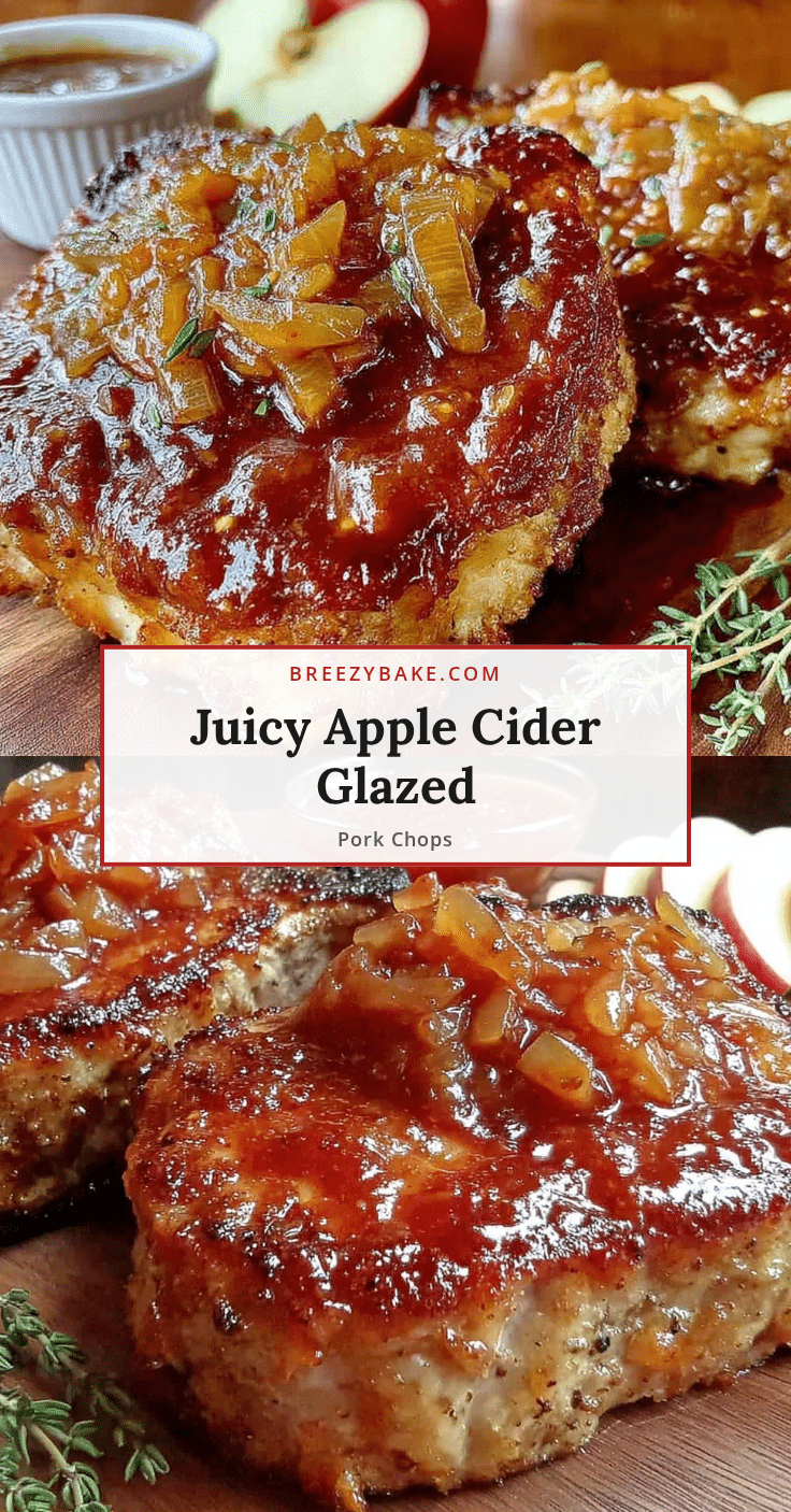apple cider glazed pork chops recipe