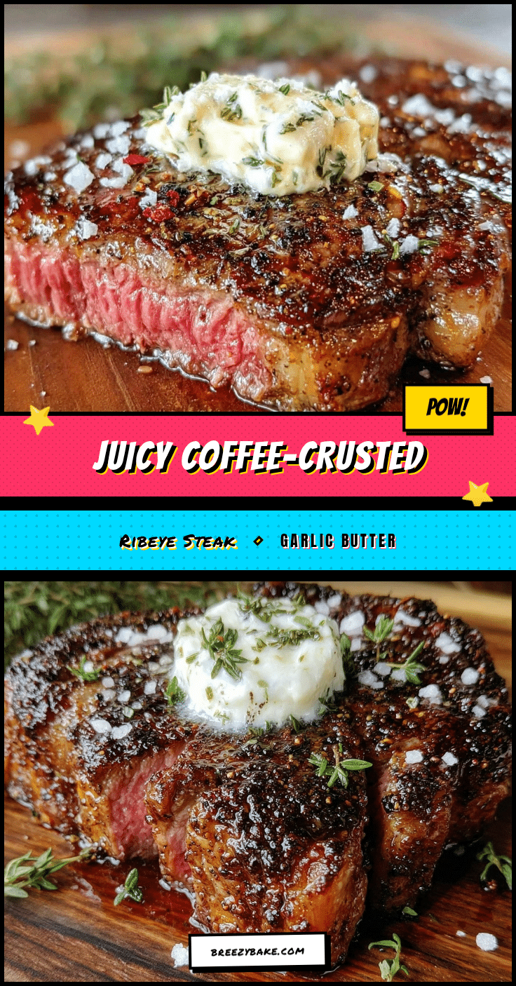 coffee-crusted ribeye steak recipe