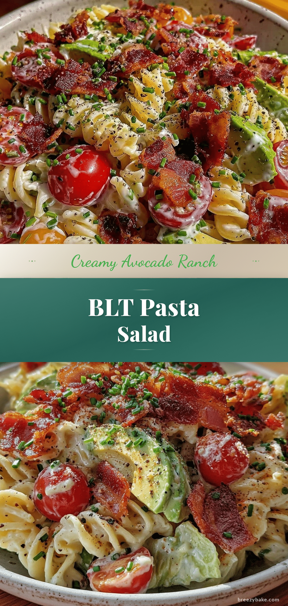 creamy blt pasta salad recipe