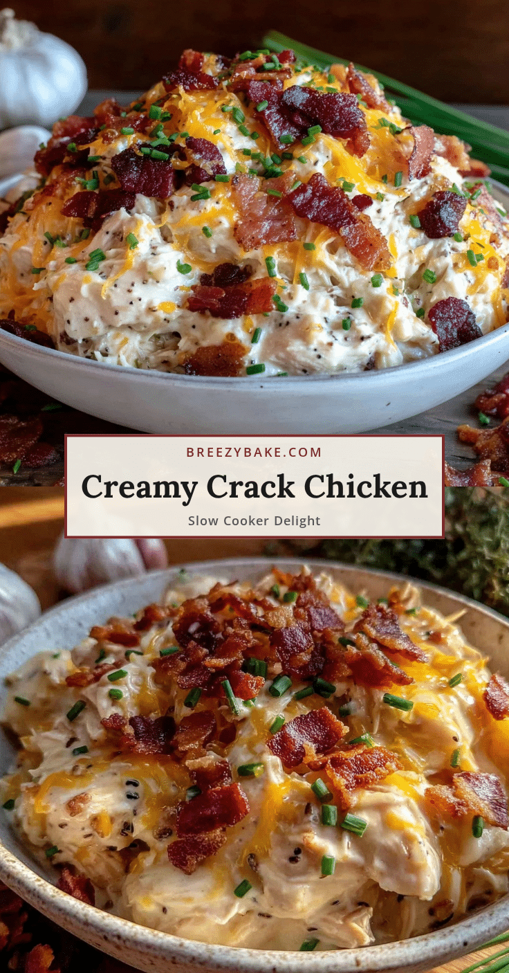 creamy crack chicken slow cooker recipe