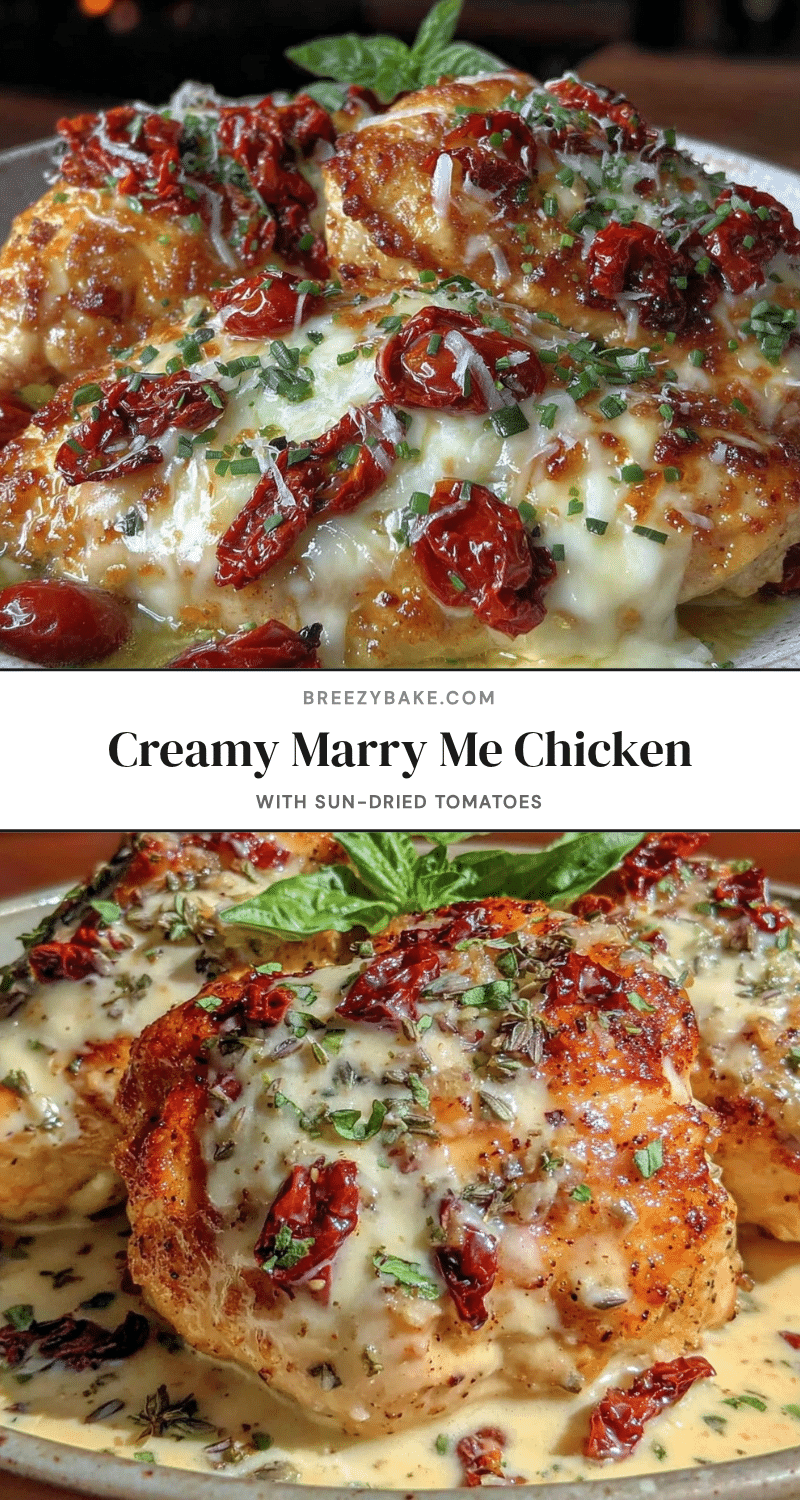creamy marry me chicken recipe