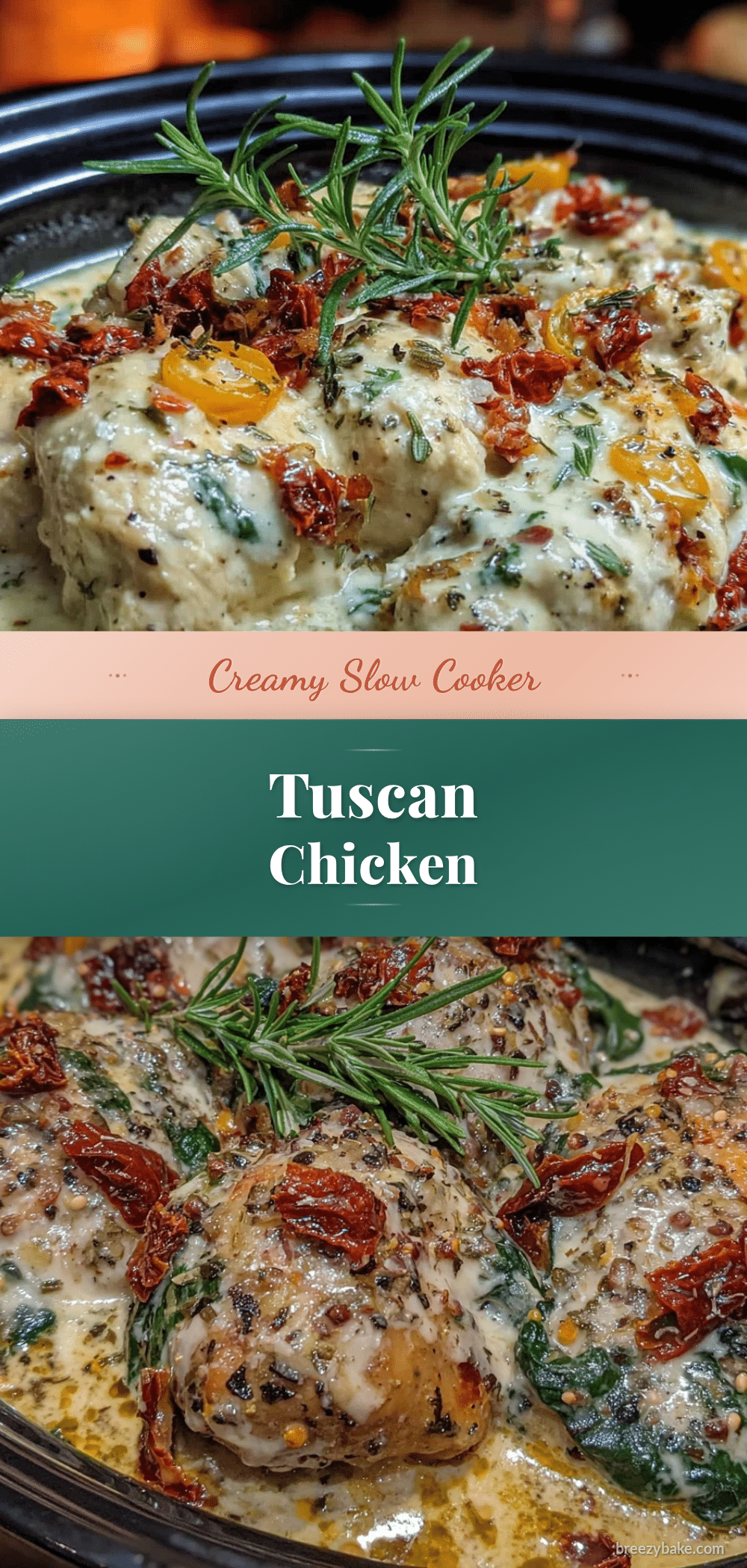 creamy tuscan chicken slow cooker recipe recipe