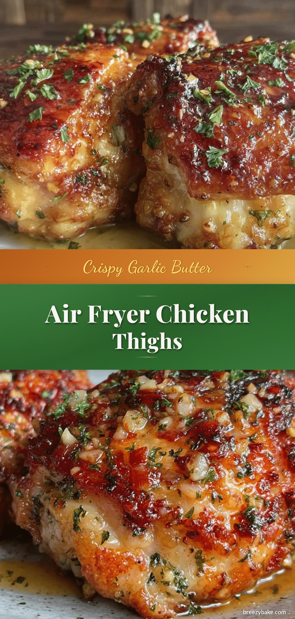 crispy air fryer chicken thighs recipe