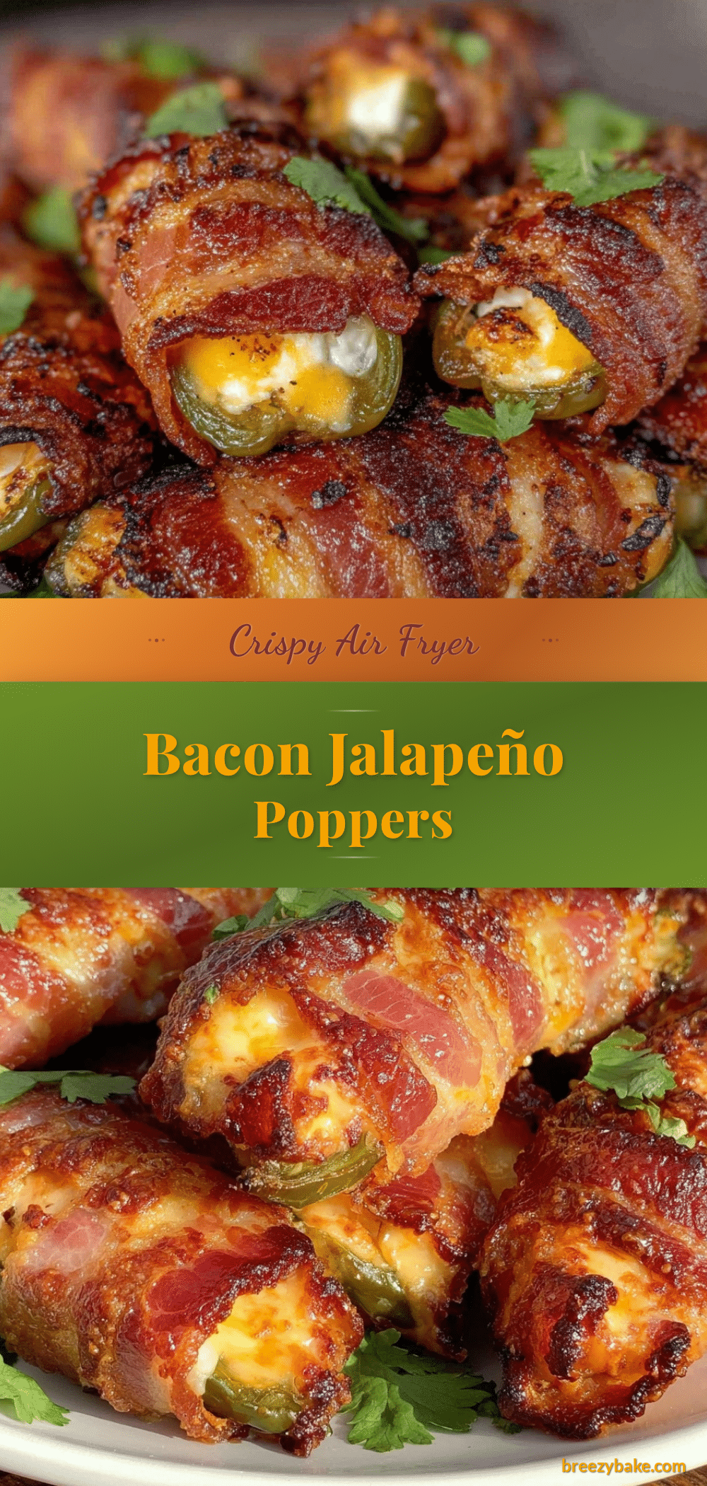 crispy bacon-wrapped jalapeño poppers air fryer recipe recipe