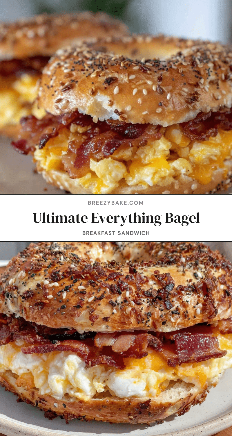 crispy everything bagel breakfast sandwich recipe