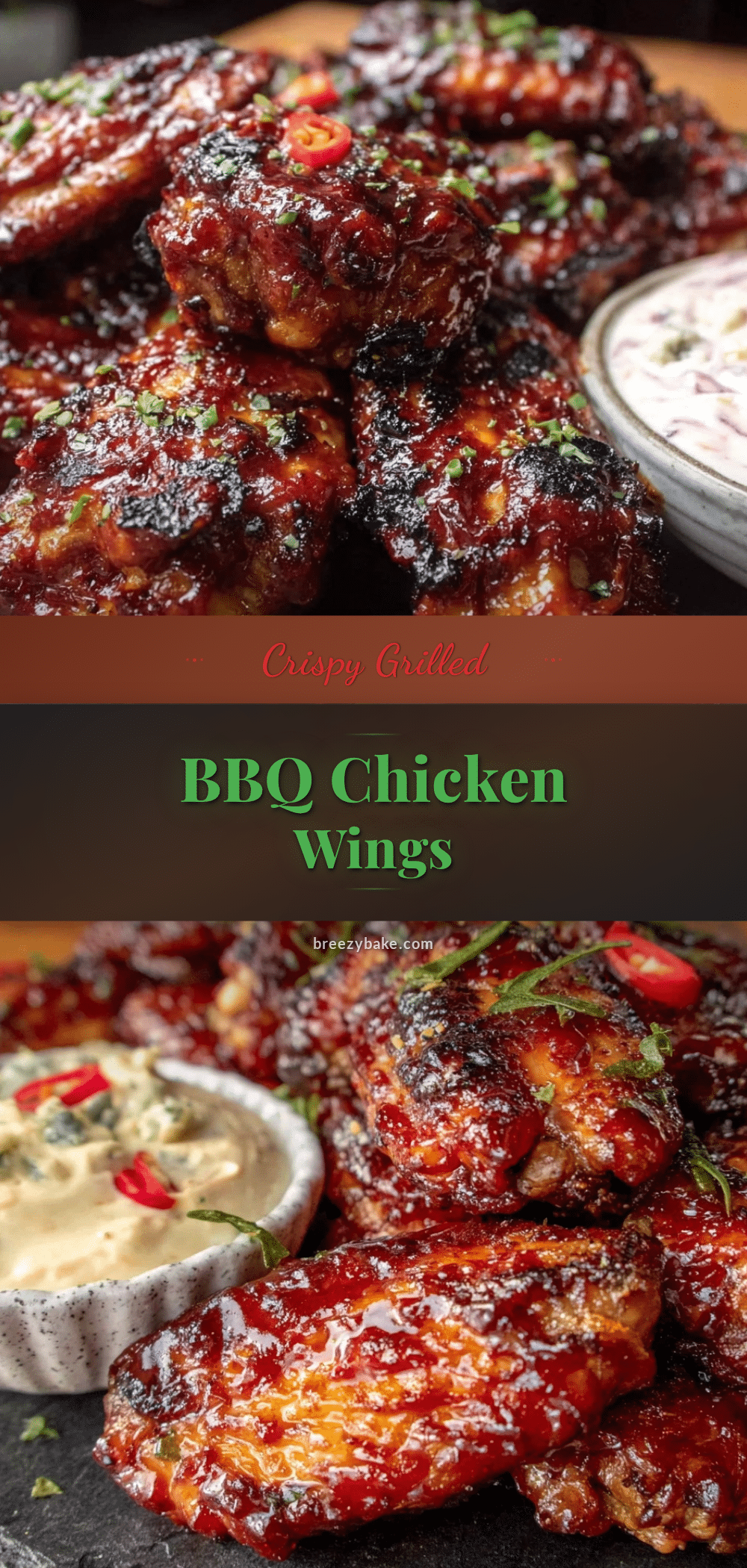crispy grilled bbq chicken wings recipe