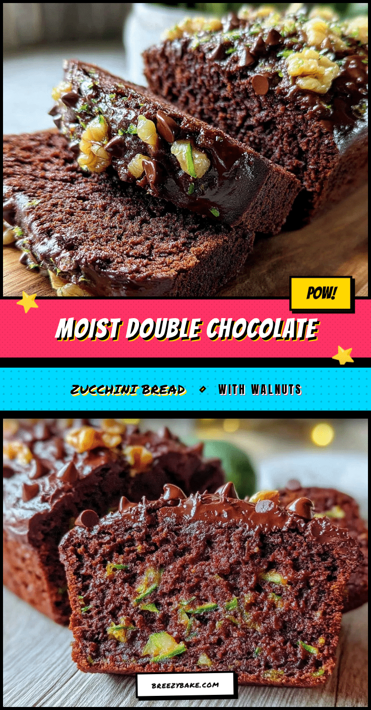 double chocolate zucchini bread recipe