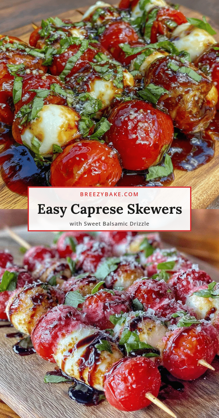 easy caprese skewers recipe