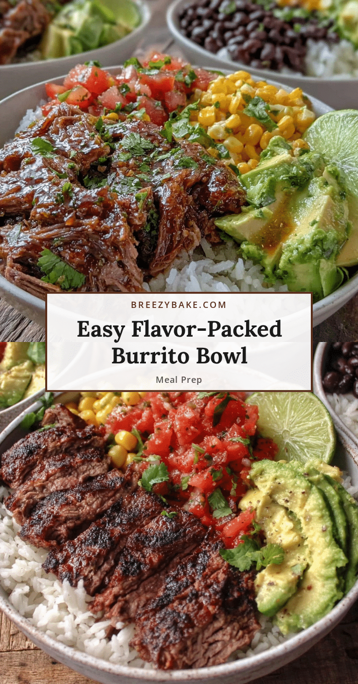 easy flavor-packed burrito bowl meal prep recipe