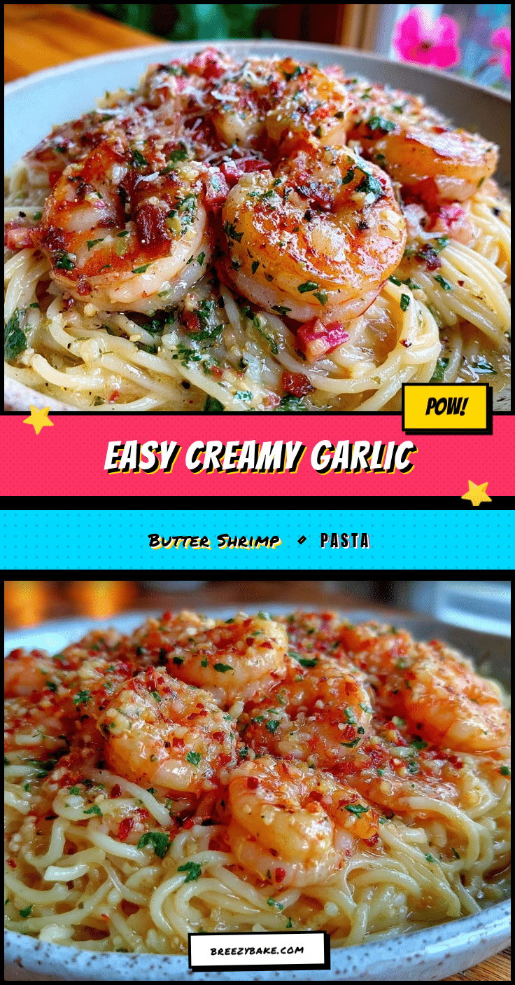 easy garlic butter shrimp pasta recipe