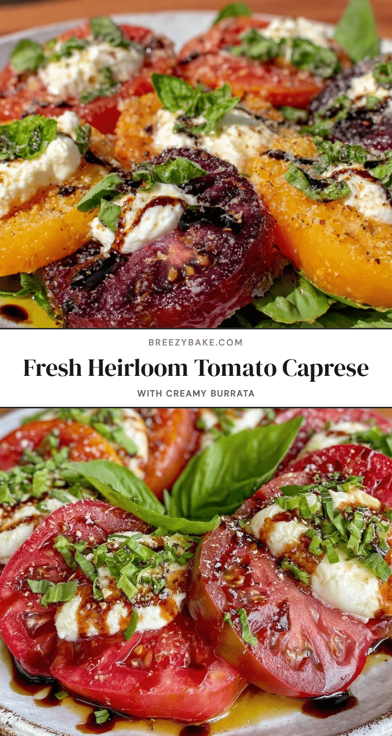 fresh heirloom tomato caprese recipe