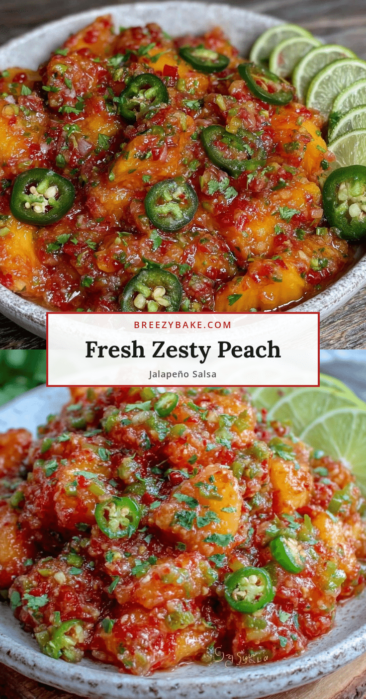 fresh peach jalapeño salsa recipe