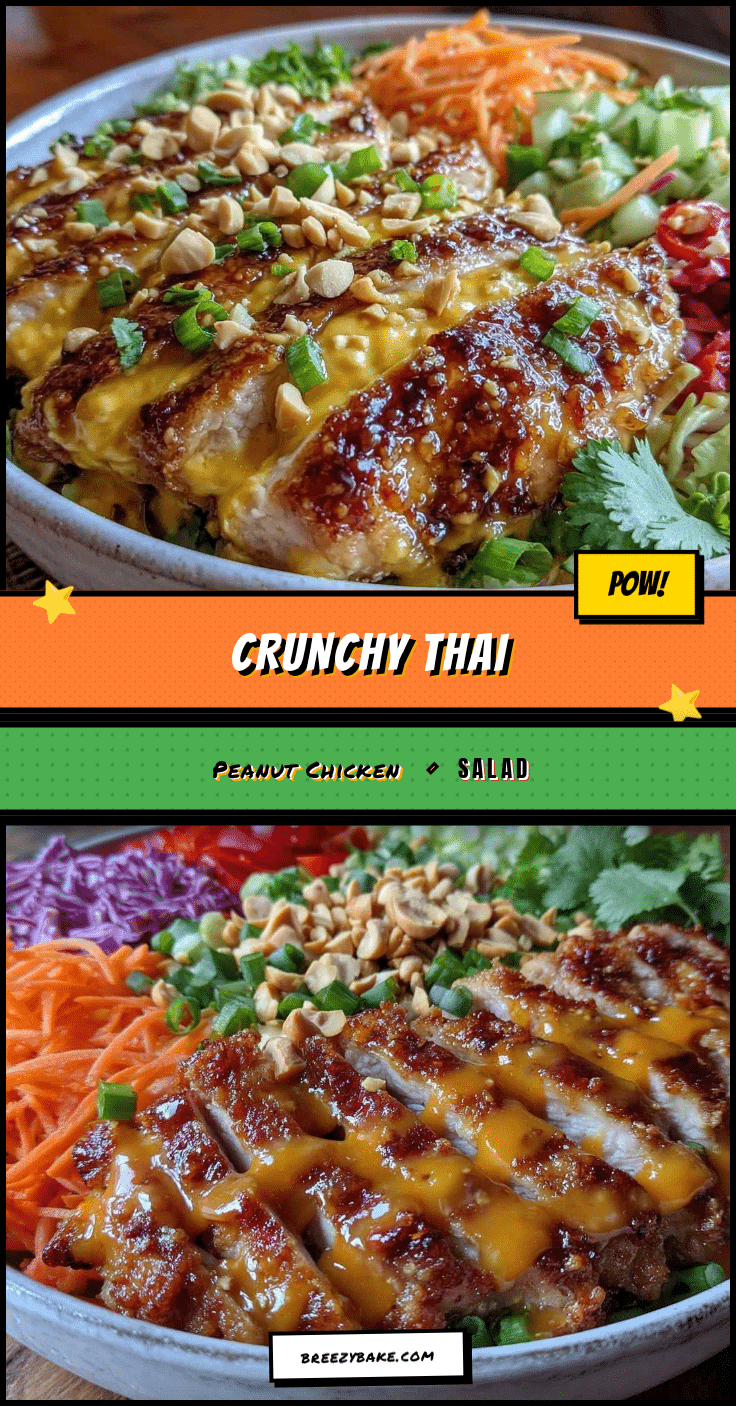 Fresh Thai Peanut Chicken Salad recipe