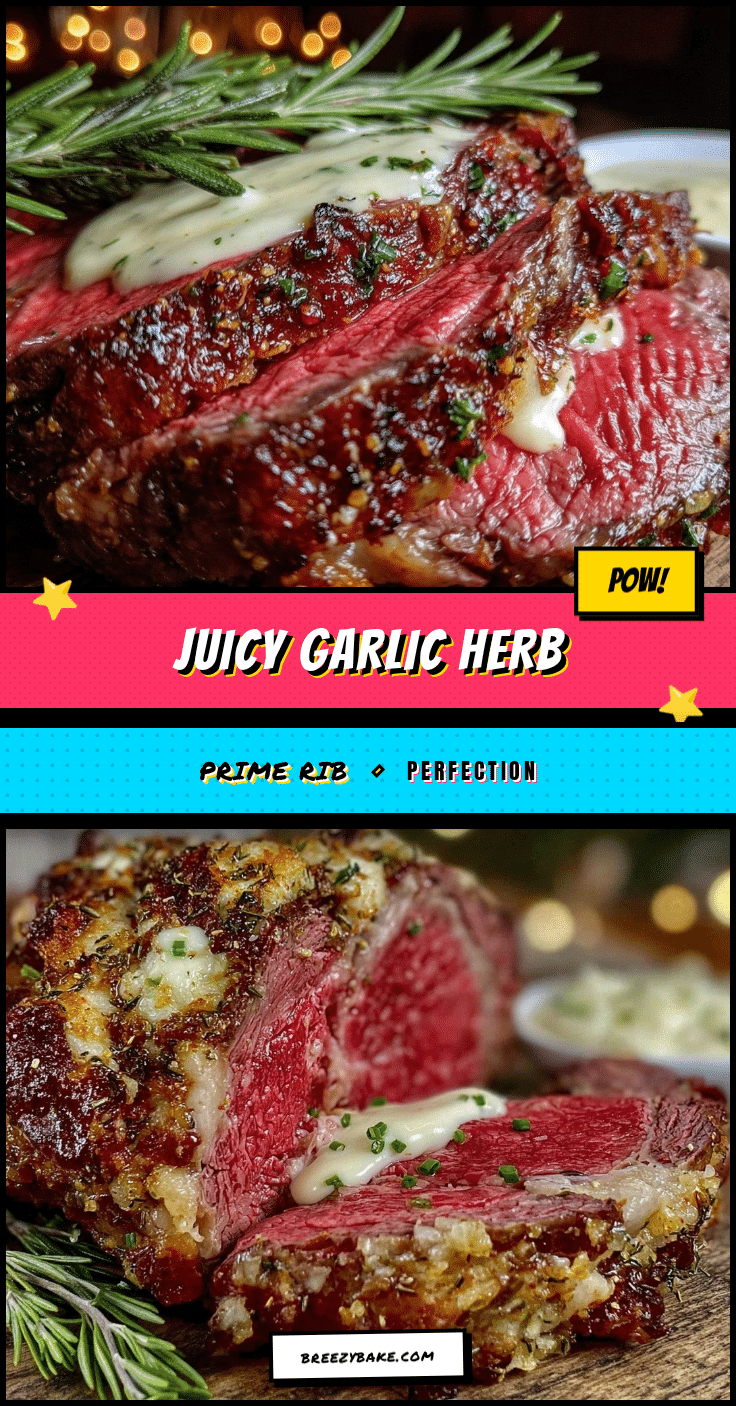 garlic herb prime rib recipe