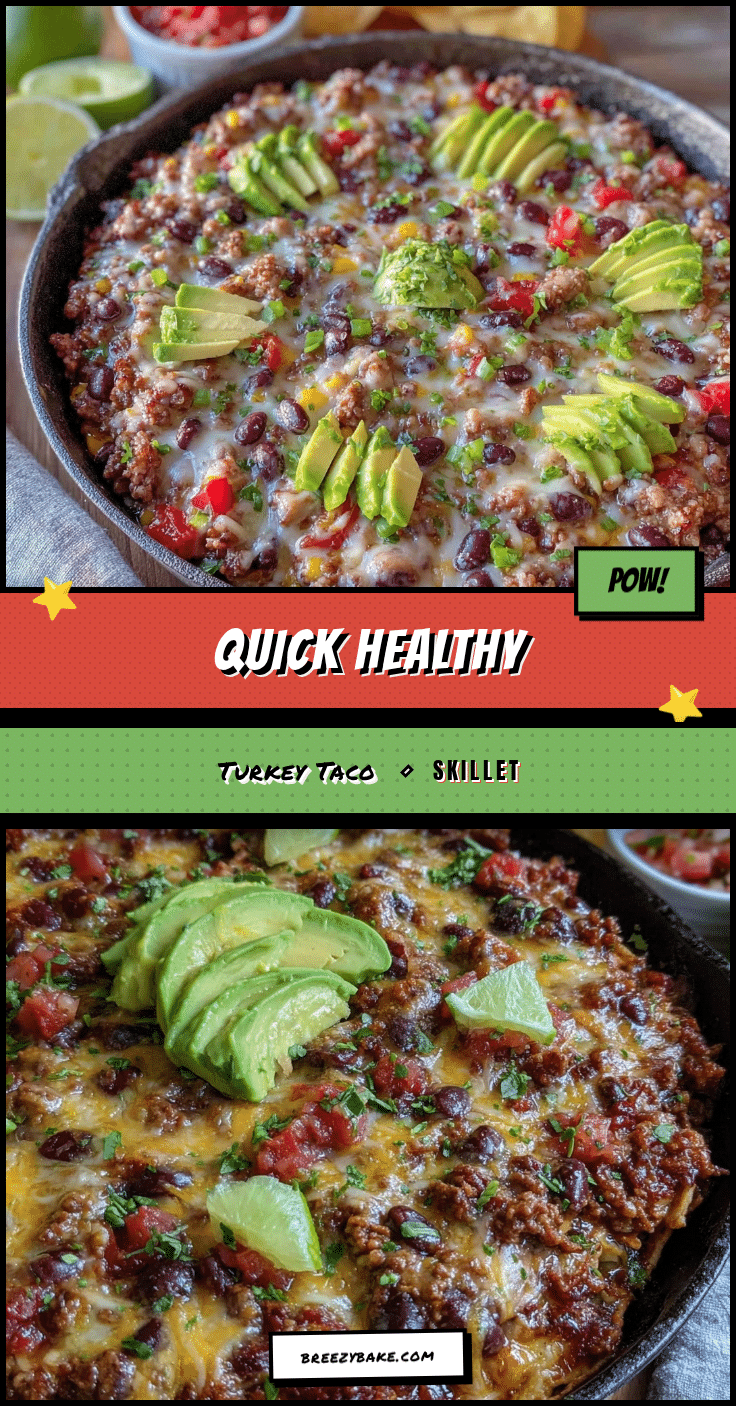 healthy turkey taco skillet recipe