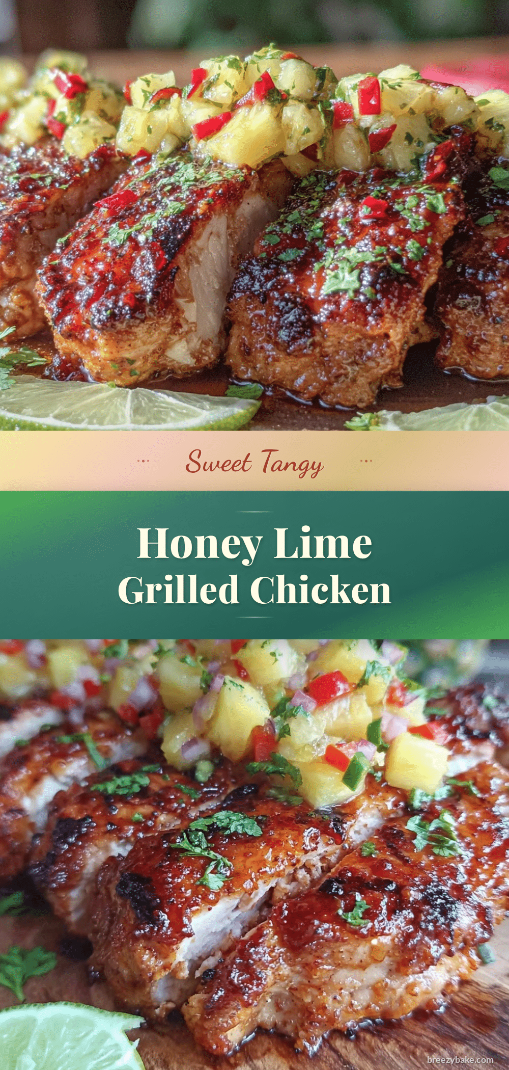 honey lime grilled chicken recipe