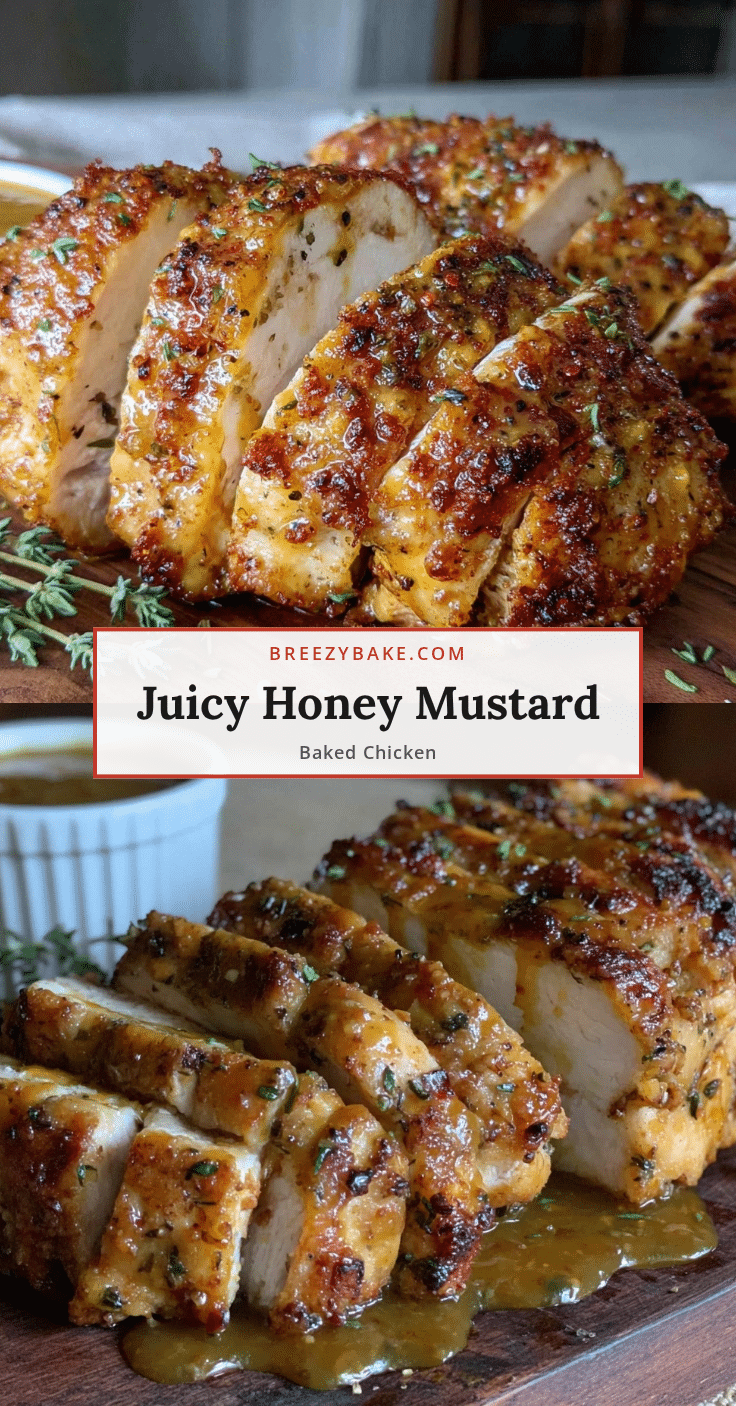 honey mustard baked chicken breast recipe