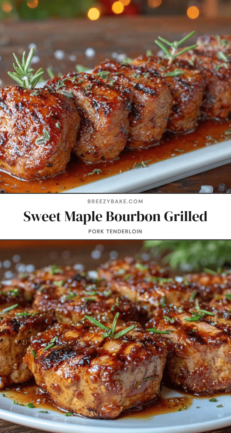 maple bourbon grilled pork tenderloin recipe