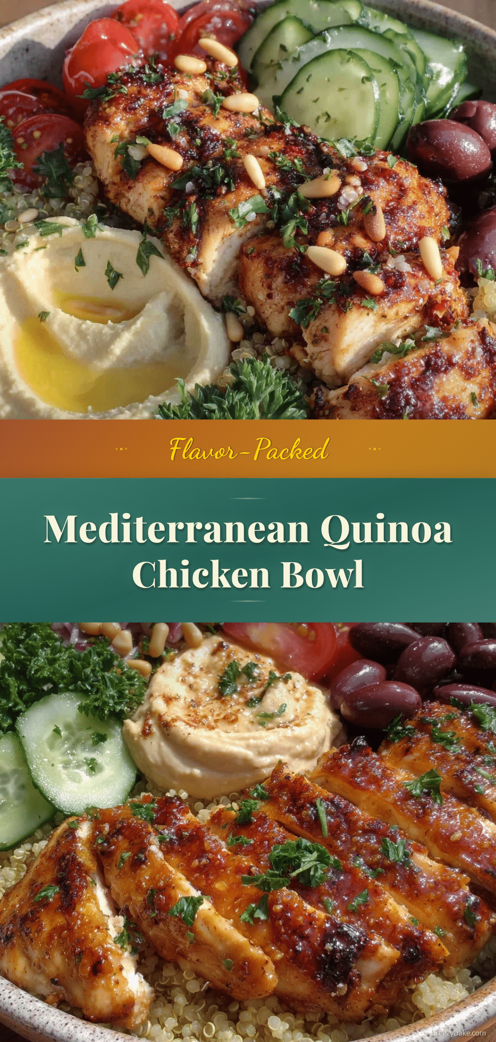 Mediterranean quinoa bowl recipe