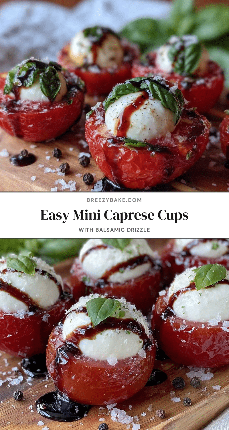 mini Caprese cups recipe